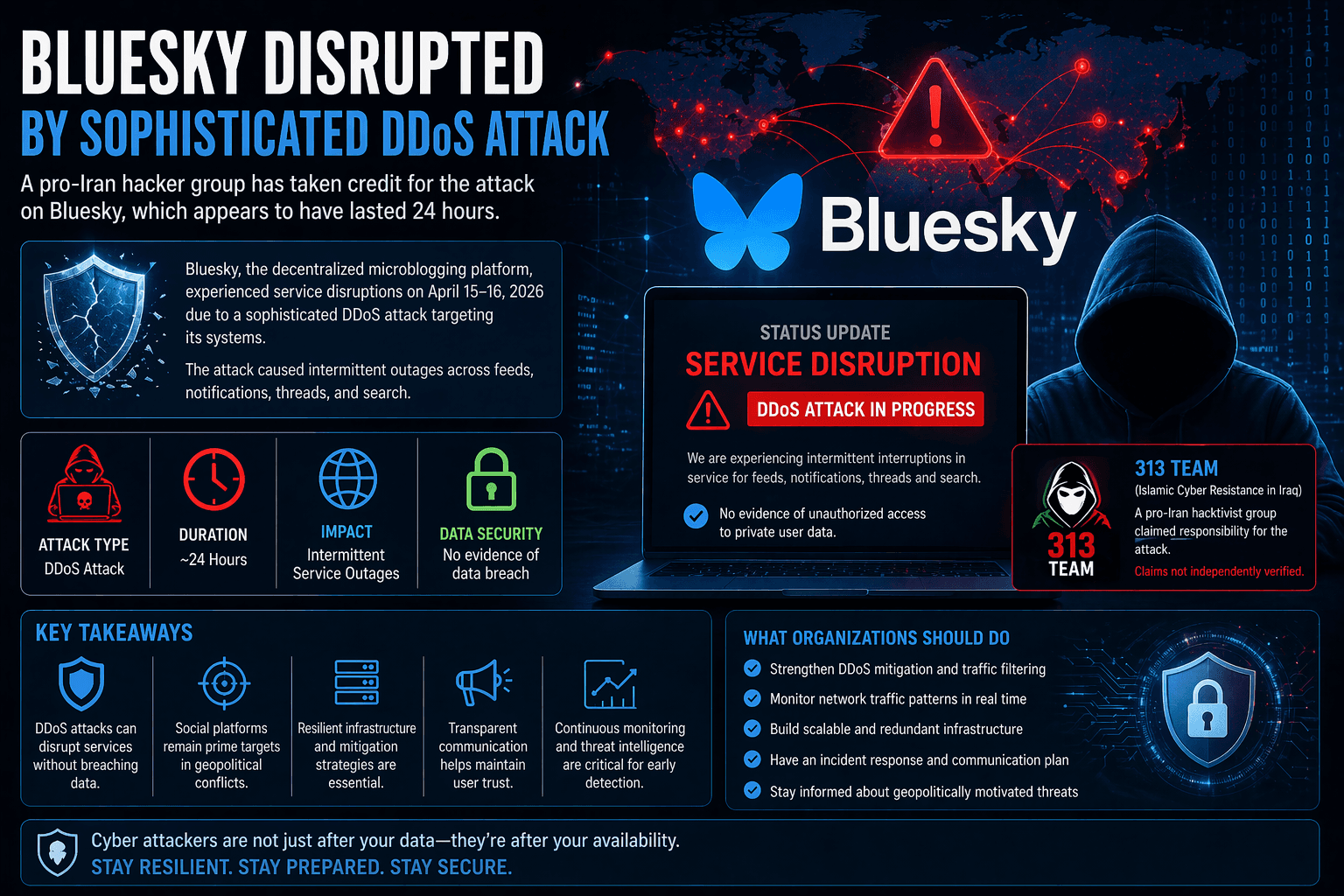 Bluesky Hit by DDoS Attack: What This Means for Social Media Security