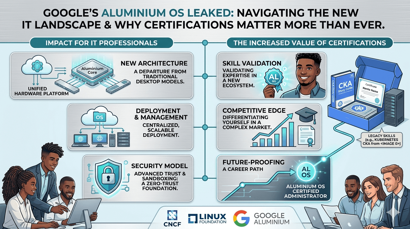 Google's Aluminium OS Leaked: What a New Desktop Platform Means for IT Professionals and Why Certifications Matter More Than Ever