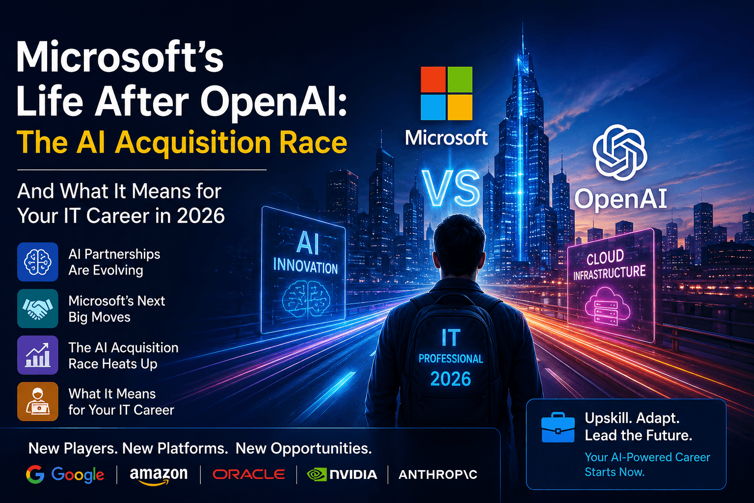 Microsoft's Life After OpenAI: The AI Acquisition Race and What It Means for Your IT Career in 2026