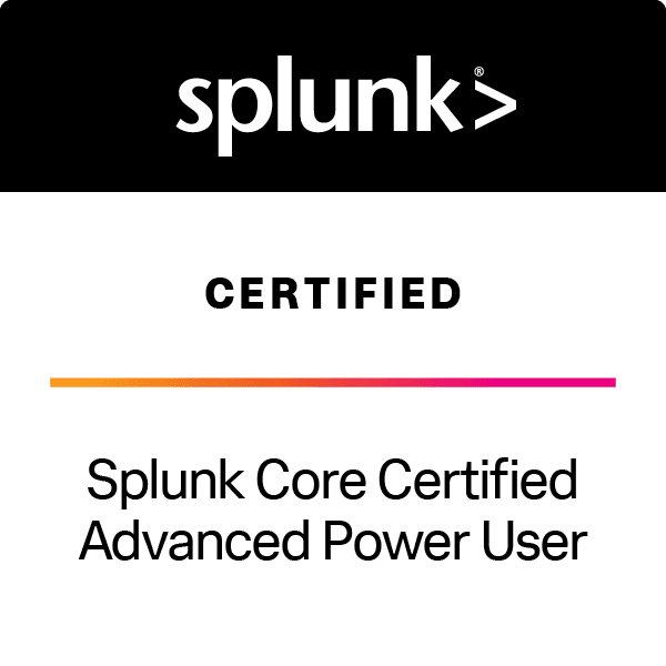 Splunk Core Certified Advanced Power User