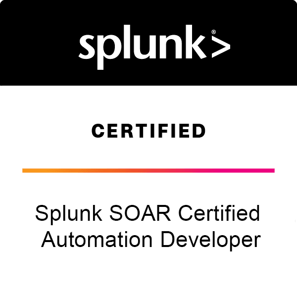 Splunk SOAR Certified Automation Developer
