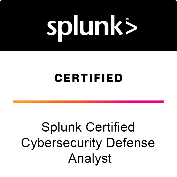Splunk Certified Cybersecurity Defense Analyst