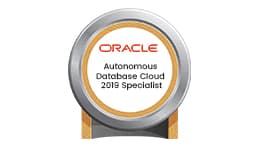 Oracle Autonomous Database Cloud 2019 Specialist