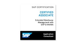 SAP Associate-Extended Warehouse Management SAPS/4HANA