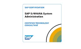 SAP Certified Technology Consultant-SAPS/4HANA System Admini