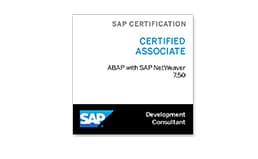 SAP Certified Development Associate-ABAP with SAP Net Weaver