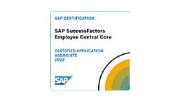 SAP ApplicationAssociate-SuccessFactorsEmployeeCentralCore1H
