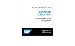 SAP Certified Application Associate– SAP S/4 HANA Asset Man