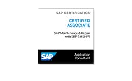 SAP Certified Application Associate-SAP Maintenance & Repair