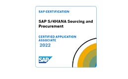 SAPCertifiedAssociate-SAPS/4HANASourcingandProcurement